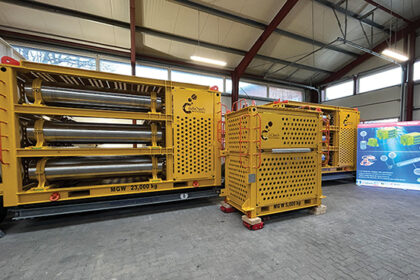 The products undergo extensive testing on dry land before being delivered to their users