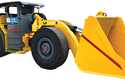The L440B battery-powered mining loader, launched in 2024, with a tramming capacity of 4.6t