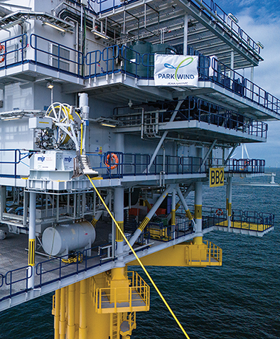 The company’s charging devices can connect directly to wind turbines, offshore substations, and floating or fixed foundation structures