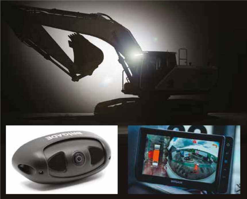 Top: Develon Smart Crawler - Bottom left and right: Brigade's Backeye 360