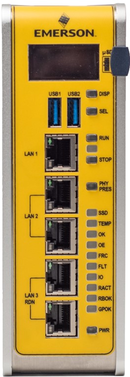 Emerson’s PACSystems™ RX3i CPS400 safety controller