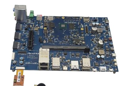 e-con camera connected to RZ/G3E  kit