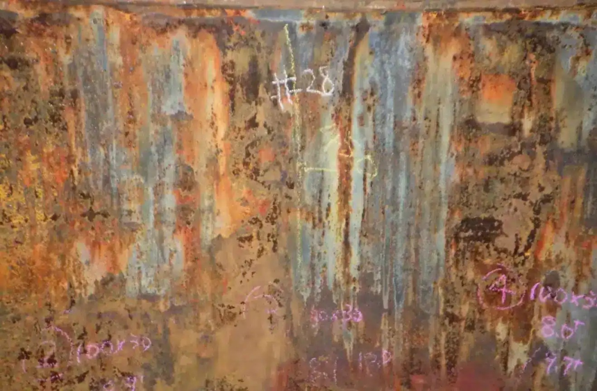 Sulfolane corrosion, image via IGS