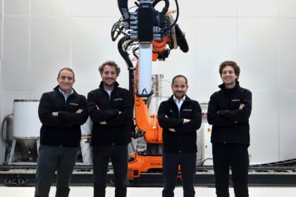 Caracol founders: Francesco De Stefano, CEO, Paolo Cassis, COO, Jacopo Gervasini, CFO and Giovanni Avallone, chief innovation officer