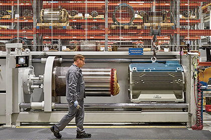 The Vaasa plant produces 125,000 motors every year