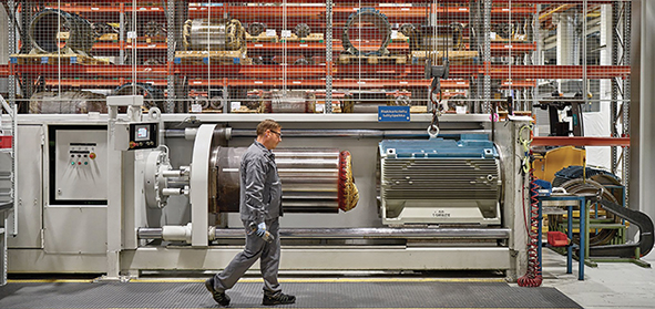 The Vaasa plant produces 125,000 motors every year