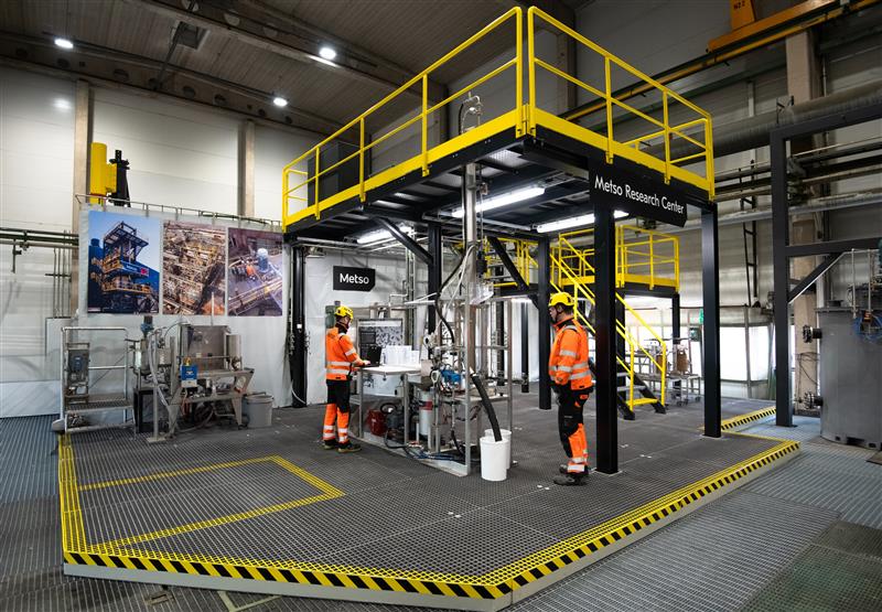 The Concorde Cell laboratory unit at Metso Research Center in Pori, image via Metso