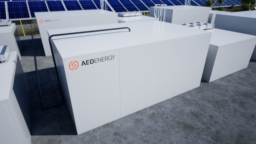 Aed Energy’s modular thermal battery technology, image via Aed Energy