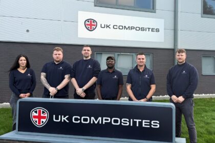 Alexandra Girla, Sam Ryde, Aaron Church, Vinoth Periyasamy, Matty Lloyd and Ben Dale, image via UK Composites