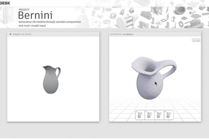 A water pitcher generated on Autodesk’s Bernini AI model