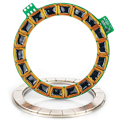 Allient’s axial-flux motors. Image via Allient