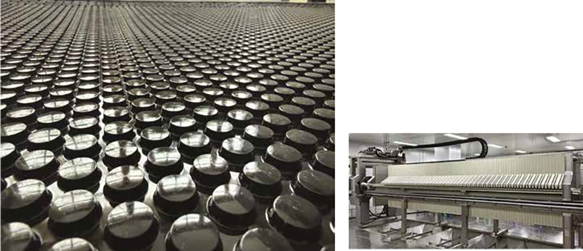 The surface quality of filter plates is a regulatory and functional requirement