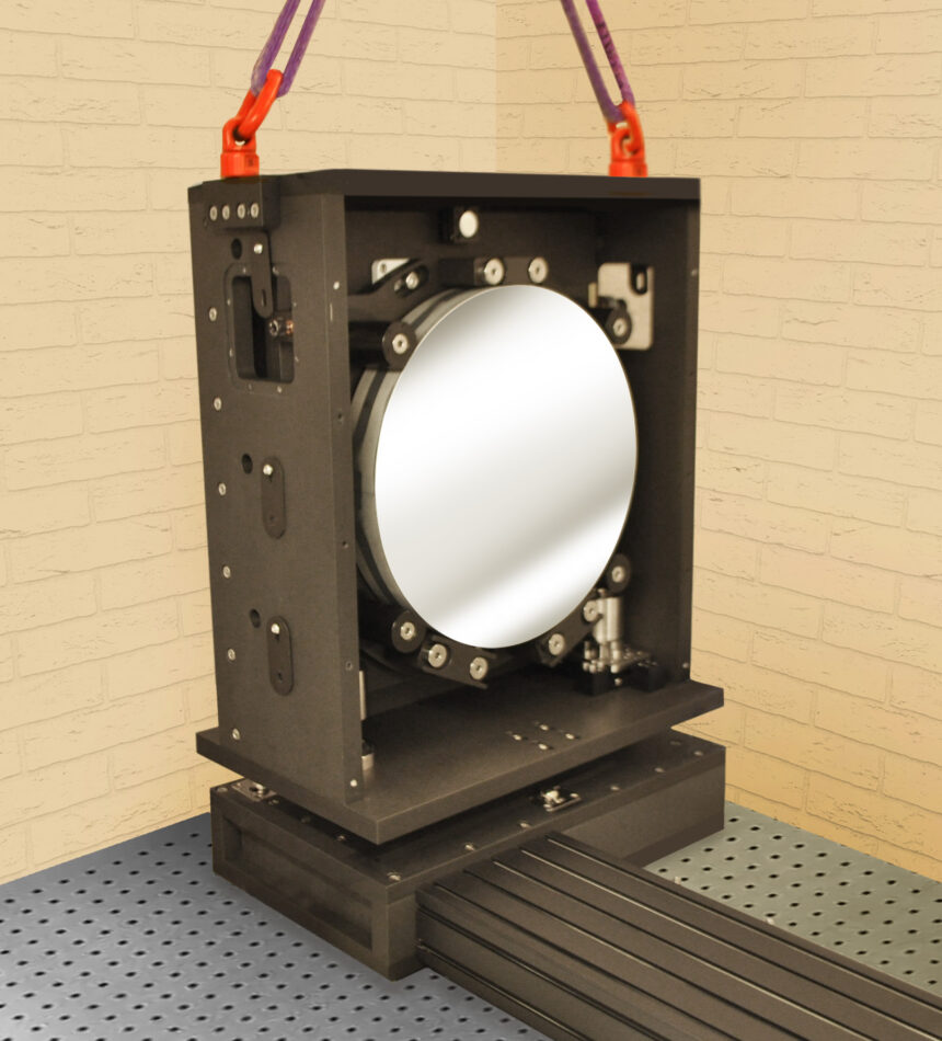 Easy assembly modular large beam collimator system